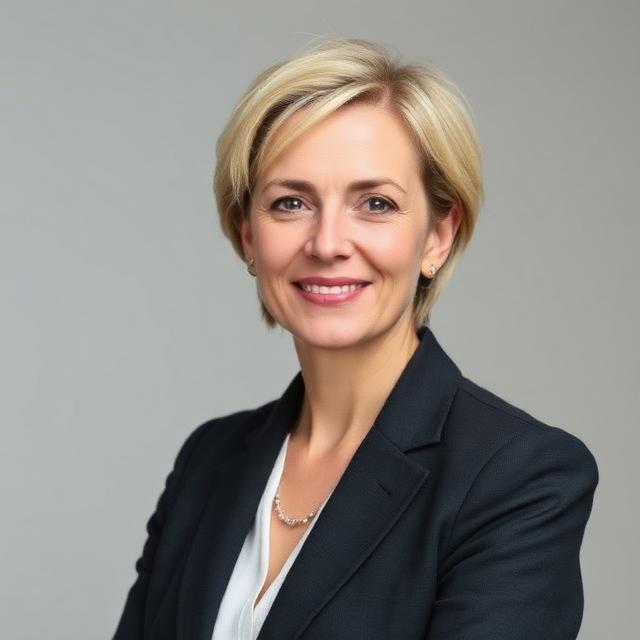 Portrait of Birgit Vollmer, Procurement Director, Rheinstahl Werke